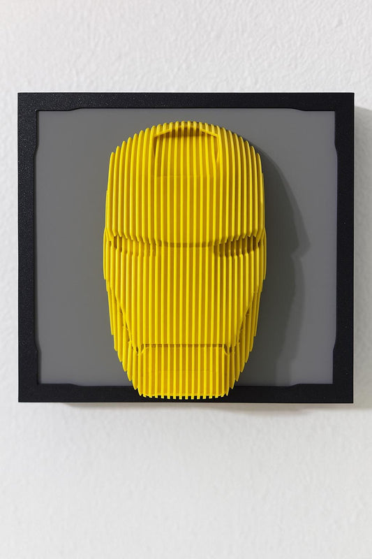 Ironman Wall Sculpture – 3D Printed Robot Art for Kids