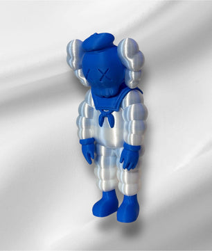Modern Art Figurine – inspired Navy & White Edition