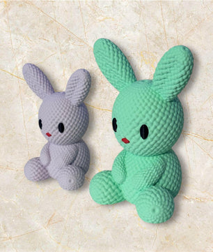 Textured Bunny Mini – 3D Printed Decor Toy