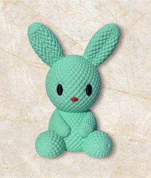 Textured Bunny Mini – 3D Printed Decor Toy