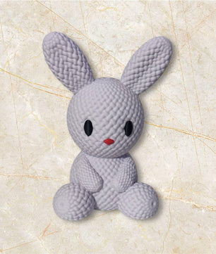 Textured Bunny Mini – 3D Printed Decor Toy
