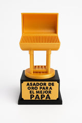 Father's  day GIFT 3D printed Asador de Oro – Trofeo para el Mejor Papá