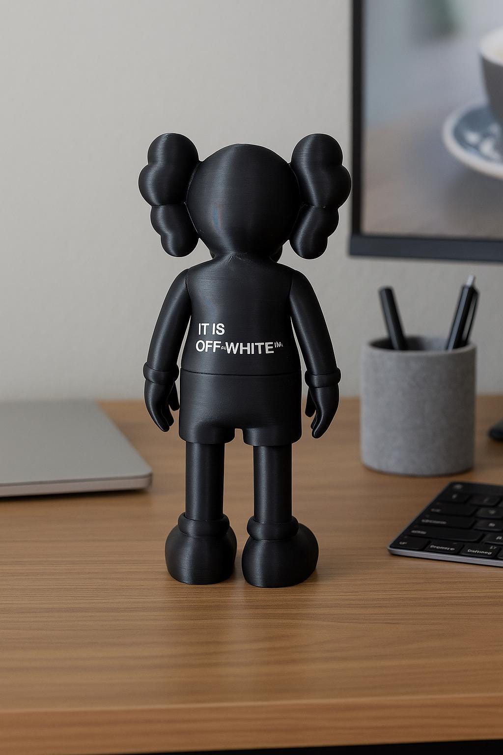 Contemporary Art Figurine – KAWS-inspired off-white