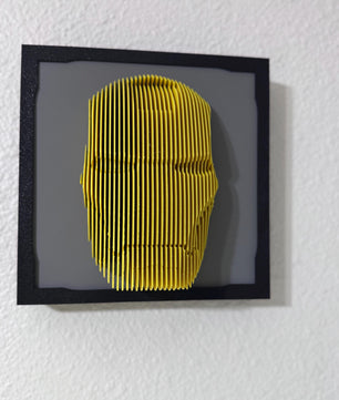 Ironman Wall Sculpture – 3D Printed Robot Art for Kids