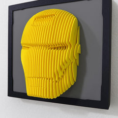 Ironman Wall Sculpture – 3D Printed Robot Art for Kids