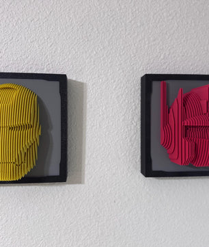 Ironman Wall Sculpture – 3D Printed Robot Art for Kids
