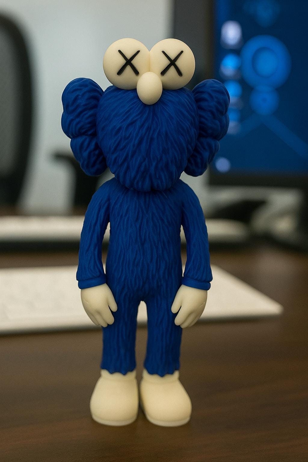 Inspired Blue Monster Art Toy