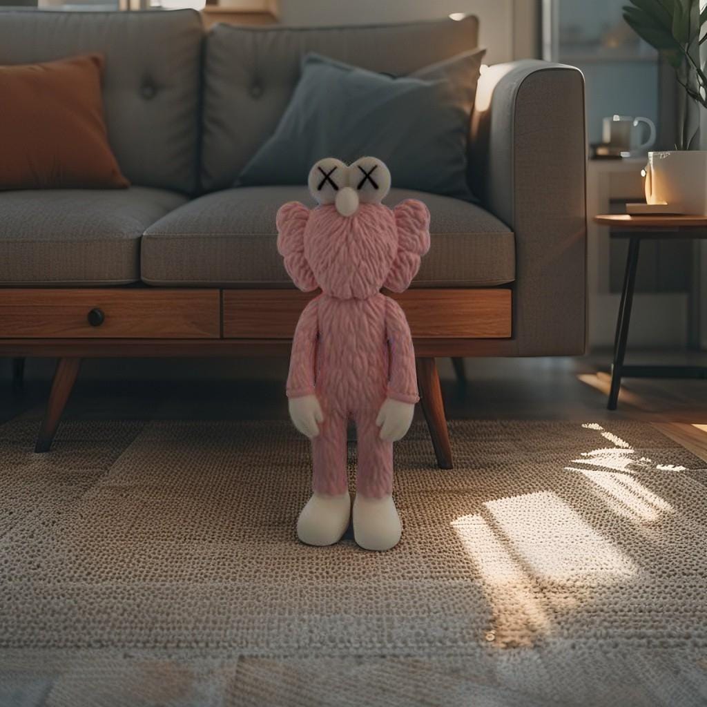 Inspired Blue Monster Art Toy