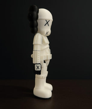 3D Printed Kaws-Inspired Stormtrooper Figure – Custom Colors – 7x4x2 in – Collectible Art Toy