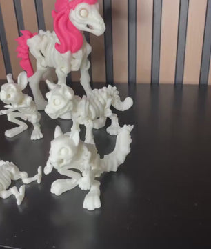 Skeleton Figure Set: Unicorn and Mystical Creatures - Exclusive Design