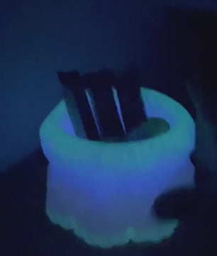 Mystic Skull: Glowing Vessel for Sweets and Secrets