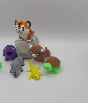 Mini Adventurers Little friends full of tenderness and detail, printed in 3D